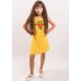 Embroidered dress for girl "Smile of Rose" Yellow